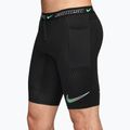 Pantaloncini da corsa da uomo Nike Stride black/illusion green 3
