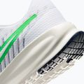 Scarpe da corsa uomo Nike Run Defy White/Midnight Navy/Green Spark 8