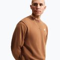 Felpa da uomo Nike Club ale brown/white 4