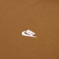 Felpa da uomo Nike Club ale brown/white 9