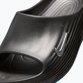 Ciabatte da uomo Nike ReactX Rejuven8 black/gamma blue/metallic silver 5
