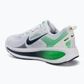 Scarpe da corsa uomo Nike Vomero 18 white/green spark/midnight navy 3