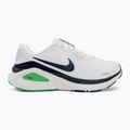 Scarpe da corsa uomo Nike Structure 26 white/green spark/midnight navy 2