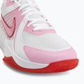 Scarpe da pallavolo Nike Zoom Hyperspeed Court 2 white/pink rise/university red 7