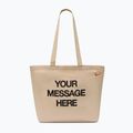 Borsa Nike Heritage "Your Message Here" Tote 22 l oatmeal/safety orange/safety orange