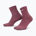 Calze Nike Run Midweight Micro Crew pink smoke/pink rise/white