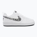 Scarpe Nike Court Borough Low bianche/neri 2