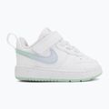 Scarpe per bambini Nike Court Borough Low white/football grey/arctic green 7