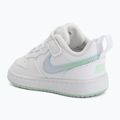 Scarpe per bambini Nike Court Borough Low white/football grey/arctic green 8