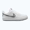 Scarpe Nike Court Borough Low bianche/neri 8