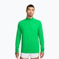 Felpa da corsa uomo Nike Stride 1/4 Zip Dri-Fit green spark