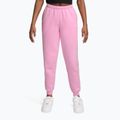 Pantaloni per bambini Nike Sportswear Studio pink rise/white