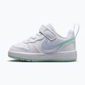 Scarpe per bambini Nike Court Borough Low white/football grey/arctic green 2