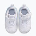 Scarpe per bambini Nike Court Borough Low white/football grey/arctic green 4