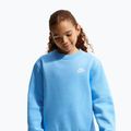 Felpa bambini Nike Sportswear Club Fleece football blue/white 3