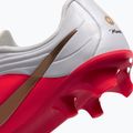 Scarpe da calcio bambino Nike Jr. Tiempo Maestro Academy white/bright crimson/blur 6