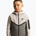 Felpa bambini Nike Sportswear Tech Fleece moon particle/cave stone/black/black 4