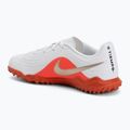 Scarpe da calcio bambino Nike Jr. Tiempo Maestro Club White/Bright Crimson/Blur 3