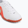 Scarpe da calcio bambino Nike Jr. Tiempo Maestro Club White/Bright Crimson/Blur 7