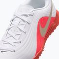 Scarpe da calcio bambino Nike Jr. Tiempo Maestro Club White/Bright Crimson/Blur 5