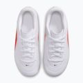 Scarpe da calcio bambino Nike Jr. Tiempo Maestro Club White/Bright Crimson/Blur 3