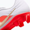 Scarpe da calcio bambino Nike Jr. Tiempo Maestro Club White/Bright Crimson/Blur 6
