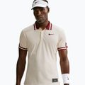 Polo Nike Court Slam Aero-Fit Pale Ivory/Team Red