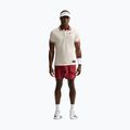 Polo Nike Court Slam Aero-Fit Pale Ivory/Team Red 2