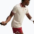 Polo Nike Court Slam Aero-Fit Pale Ivory/Team Red 4
