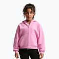 Felpa bambini Nike Sportswear Studio Fleece pink rise/white