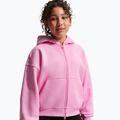 Felpa bambini Nike Sportswear Studio Fleece pink rise/white 4