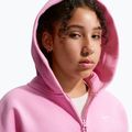 Felpa bambini Nike Sportswear Studio Fleece pink rise/white 6