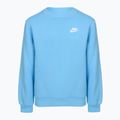 Felpa bambini Nike Sportswear Club Fleece football blue/white