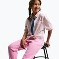 Pantaloni per bambini Nike Sportswear Studio Fleece pink rise/white 6