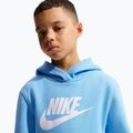 Felpa bambini Nike Sportswear Club Fleece football blue/white 4