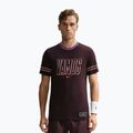 T-shirt da uomo Nike Court Dri-FIT Cotton burgundy ash