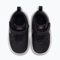 Scarpe per bambini Nike Court Borough Low black/smoke grey/white/illusion green 4