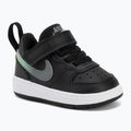 Scarpe per bambini Nike Court Borough Low black/smoke grey/white/illusion green