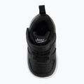 Scarpe per bambini Nike Court Borough Low black/smoke grey/white/illusion green 5