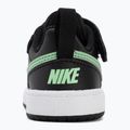 Scarpe per bambini Nike Court Borough Low black/smoke grey/white/illusion green 6