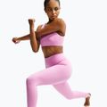 Leggings da allenamento donna Nike One pink rise/white 8