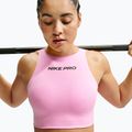 Reggiseno sportivo Nike Pro Sculpt pink rise/black 5