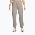 Pantaloni da donna Nike Studio Fleece cream li/sail