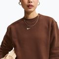 Felpa donna Nike Studio Fleece cacao wow/sail 5