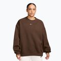 Felpa donna Nike Studio Fleece Medium Weight cacao wow/sail