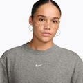Felpa donna Nike Studio Fleece Lightweight dark grey heather/sail 3