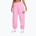 Pantaloni da donna Nike Studio Fleece pink rise/pink smoke