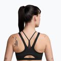 Reggiseno sportivo Nike One black/smoke grey/university red 2
