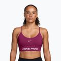 Reggiseno sportivo Nike Pro Seamless Light Support true berry/white