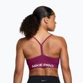 Reggiseno sportivo Nike Pro Seamless Light Support true berry/white 2